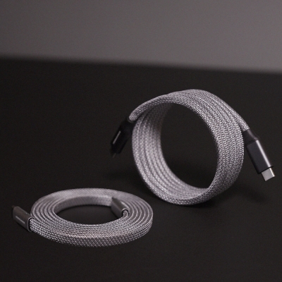 버니언스 240W 초고속 충전 케이블 마그네틱 C타입 충전케이블 C to C PD 라운드 플랫