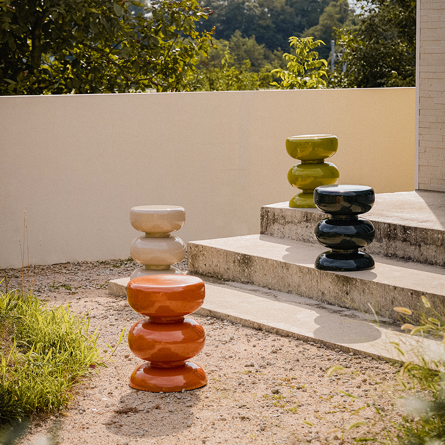 (1월특가) 스튜디오딥스 콘토우 오렌지에이드 사이드 테이블 & 스툴 (-2/2)