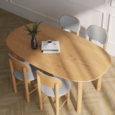 (11월특가) 지아띠 뮤이 원목 식탁 테이블 - 오크 (-11/30)