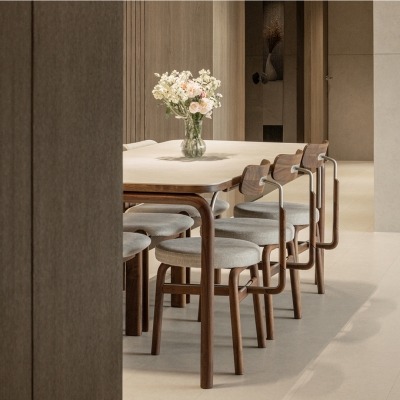 (11월특가) 지아띠 라온 체어 식탁 의자 - 월넛 (-11/30)