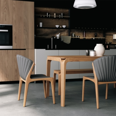 (11월특가) 지아띠 릴리 체어 식탁 의자 - 오크 (-11/30)