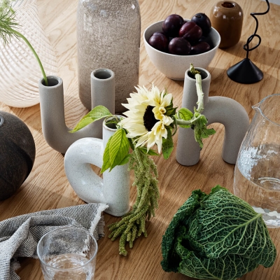 (11월특가) [단독최저] 브로스테 코펜하겐 헥터H 꽃병 3colors - 도브그레이(무광) [-11/16]