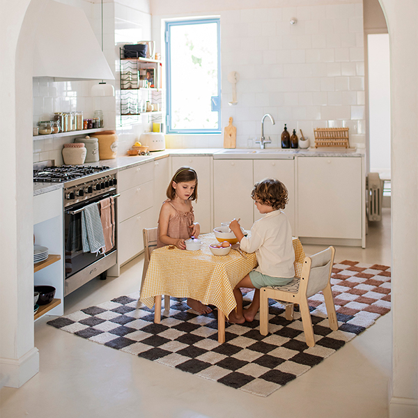 (12월특가) 로레나카날 워셔블 러그 - 타일 다크그레이