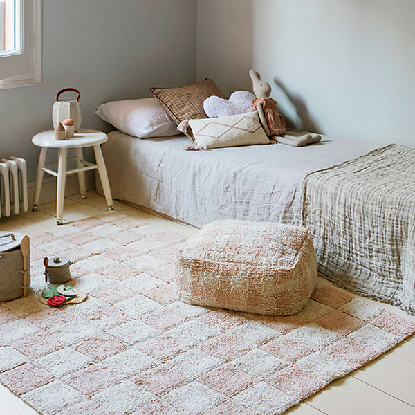 (1월특가) 로레나카날 워셔블 러그 - 타일 로즈핑크