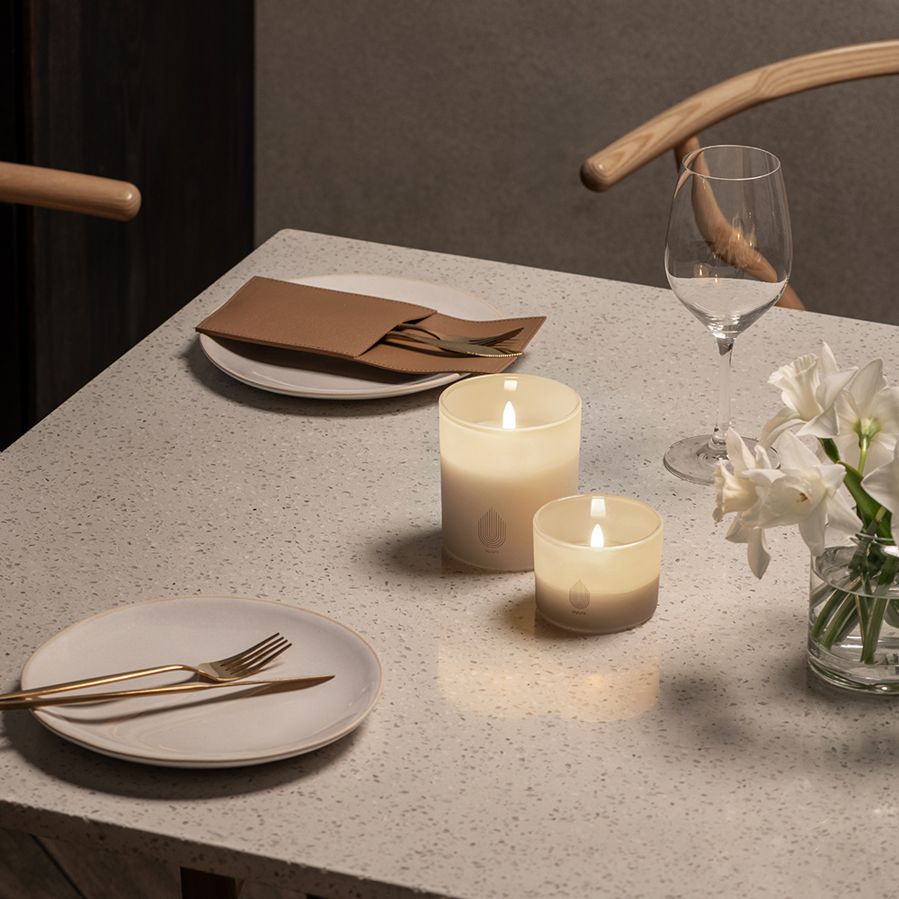 우유니 충전식 글라스 캔들S 3 colors