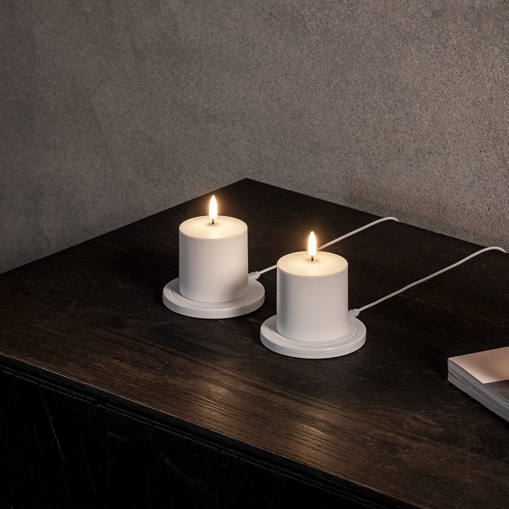 우유니 충전식 필라 캔들