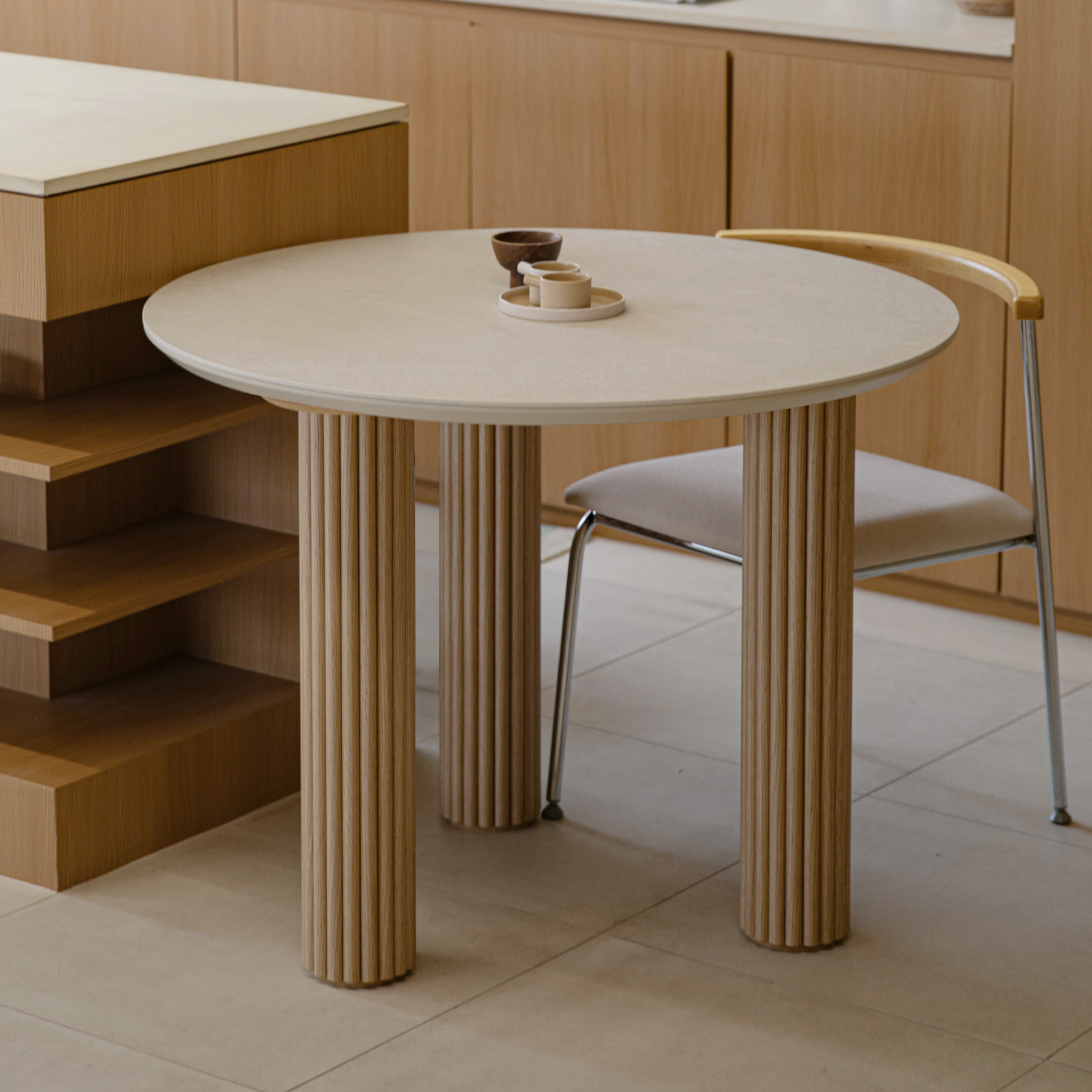 (12월특가) 베노식스 오크닉 세라믹 원형테이블 (-12/31)