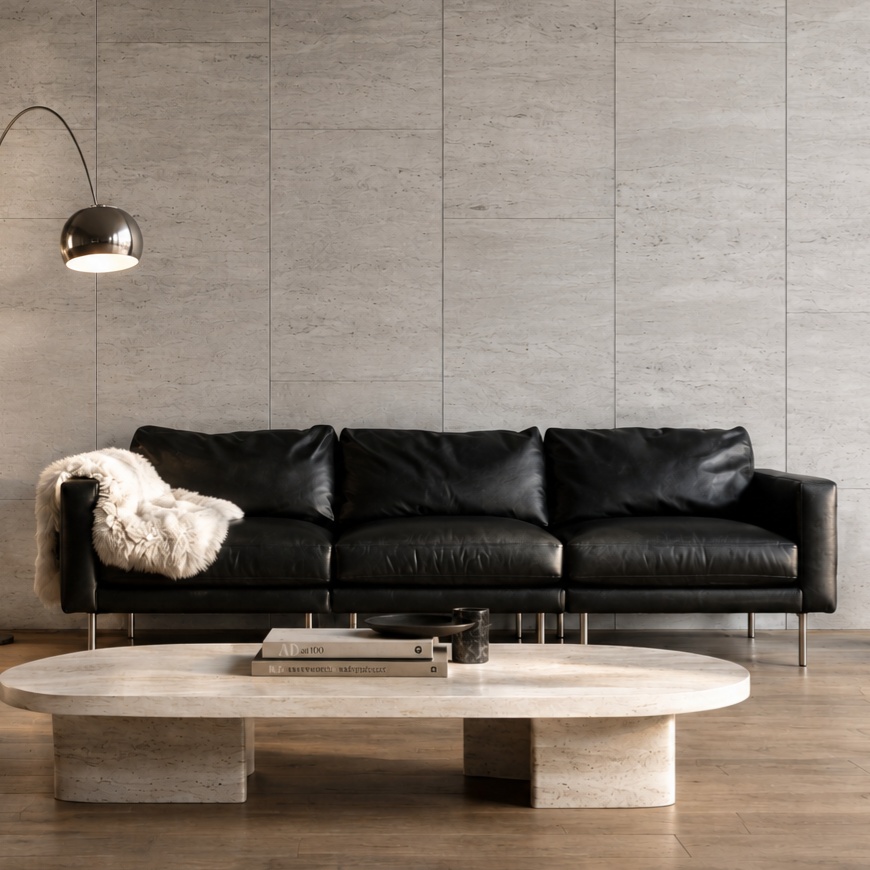 (8월특가) 세마나 비네스 프리미엄 빈티지 가죽 소파 SEMANA Viness Sofa 3 Seater