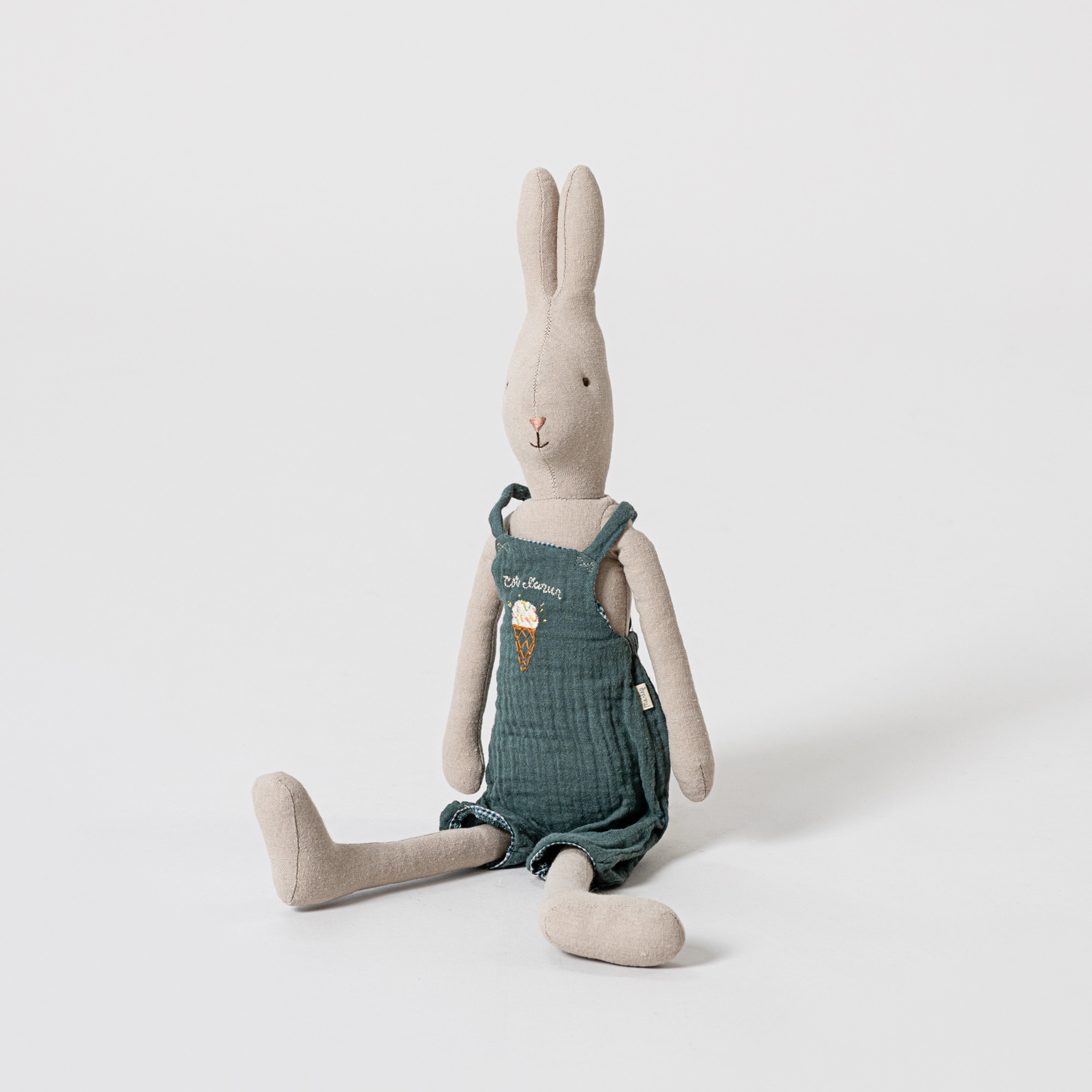 [메일레그] 오버올 래빗 인형 애착인형 Rabbit - Size 3 (Green)