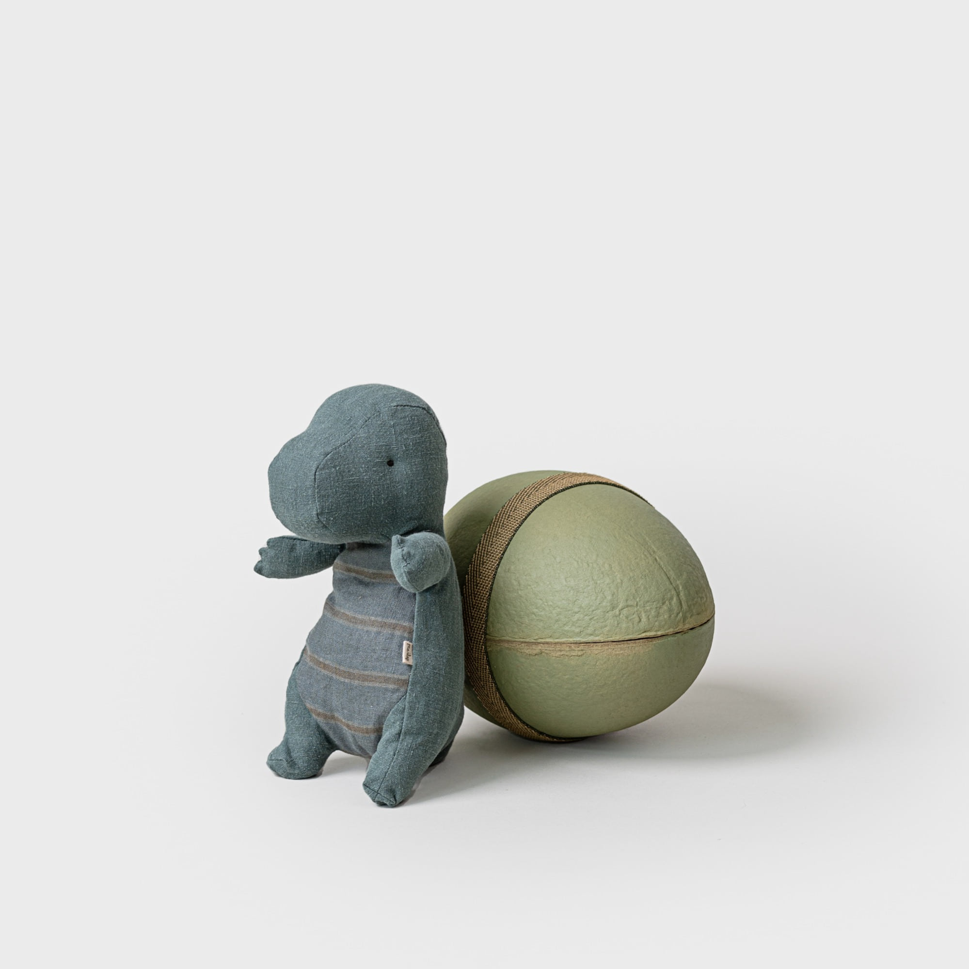 [메일레그] 공룡 인형 애착인형 - Small (Dark Petrol)