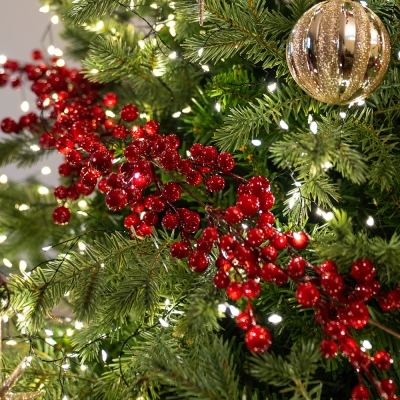 아티파티 190cm 레드베리 트리 가랜드 단품 크리스마스 장식 테이블데코