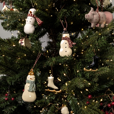 [메일레그] 크리스마스 윈터원더랜드 메탈 오너먼트 4종 세트 - Winter Wonderland