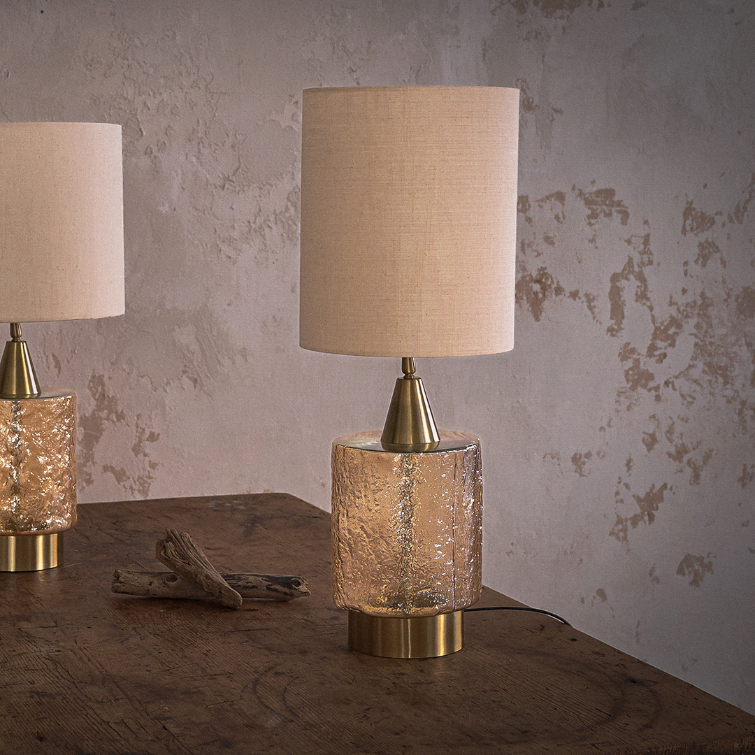 (1월특가) 스튜디오딥스 오시모로 투명한 밤 실린더 테이블 램프 / Ossimoro Glass Recycling Transparent Night Cylinder Table Lamp (-2/2)