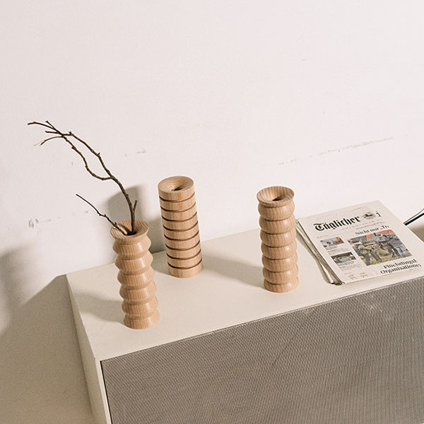 (12월특가) 비믹스 실린더 우드 화병