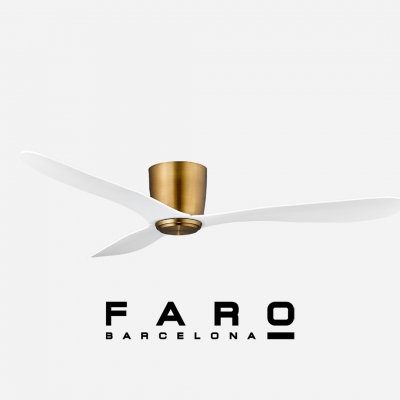 파로 바르셀로나 니아스 실링팬 천장형 선풍기 132cm 화이트+앤틱골드