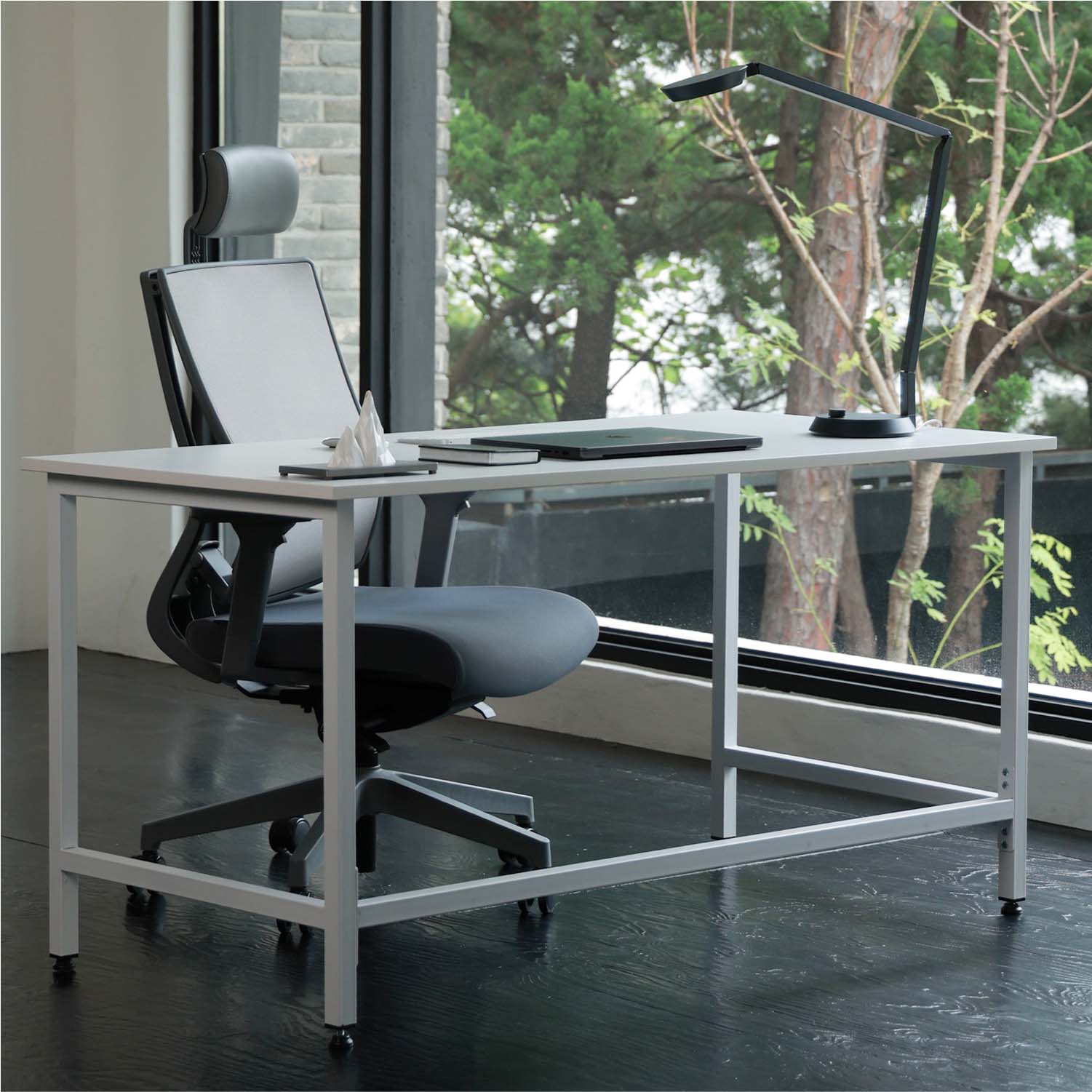 (12월특가) 브릭사 책상 컴퓨터 데스크 화이트 - 1200 (-12/31)