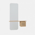 우메이 원모어룩 거울 서랍 One More Look Mirror - Oak