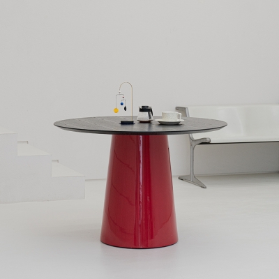 (1월특가) [단독최저] 헨지디자인 비노 레드 라운드 오크 테이블 (-1/31)