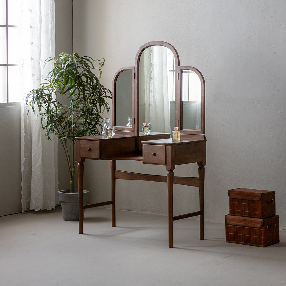 (1월특가) 장미맨숀 이카 원목 화장대 01 (단품)