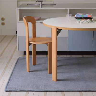 파르르맨션 거실 러그 대형 카페트 워셔블 단모 먼지없는 러그 리드 그레이