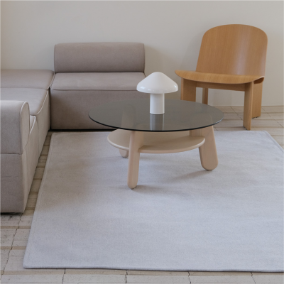 파르르맨션 방수 거실 러그 사계절 워셔블 먼지없는러그 카페트 라이트 그레이