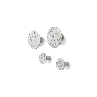 블로무스 폰토 벽후크 Set of 4 8colors - 테라조 그레이