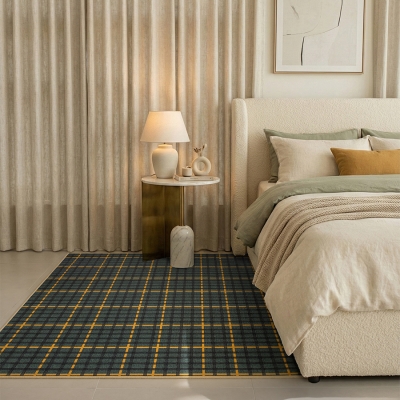 (1월특가) 데이드리머 모스체크 먼지없는 사계절 단모 거실러그 - 3sizes (-1/31)