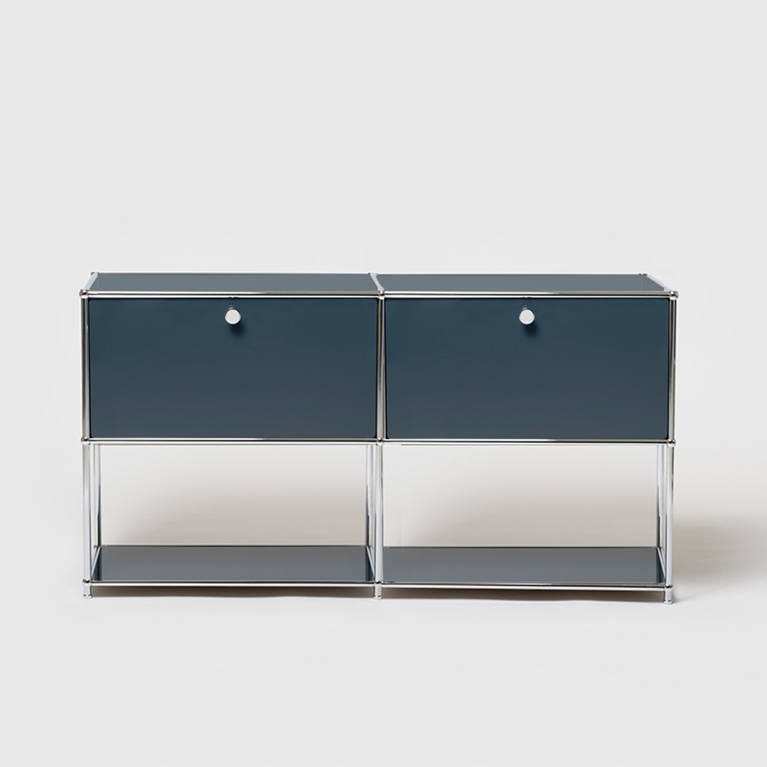 (한정특가) 스테이엠 모듈에디션 14 높은거실장 (2x2) 컬러에디션 미드나잇 네이비 [A급 전시상품 30% 할인]