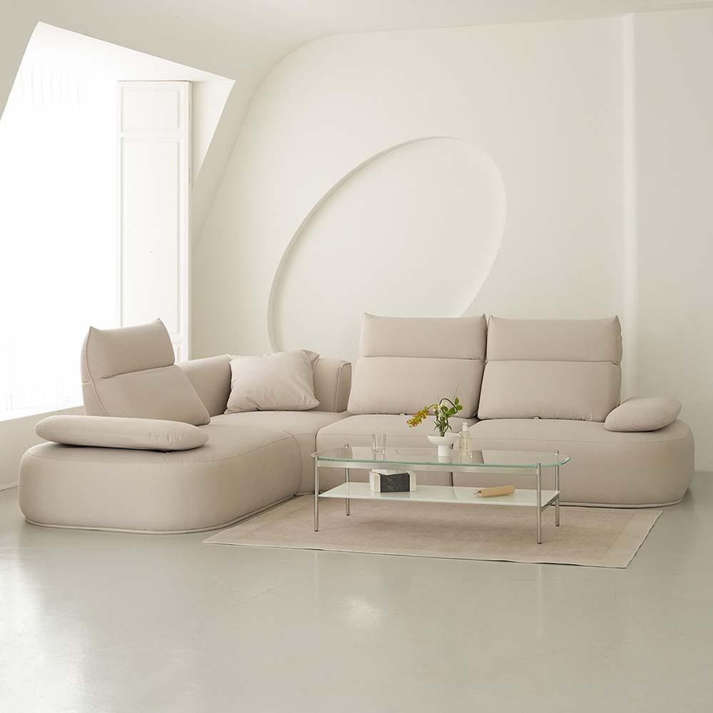 (1월특가) 라미에스 리나 이지클린 일자형 코너형 패브릭 소파 4인 5인