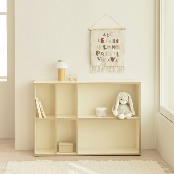 (1월특가) 아이엔지홈 토리블리 2단 와이드 교구장 유아책장 (-2/2)