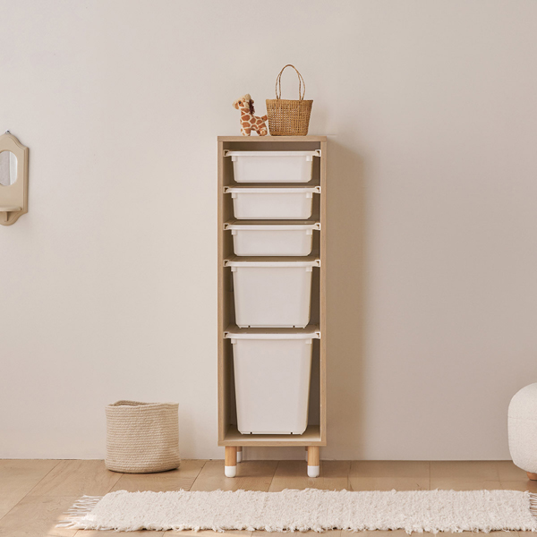 (1월특가) 아이엔지홈 토리 350 키즈 수납장 크림버치 2types (-2/2)