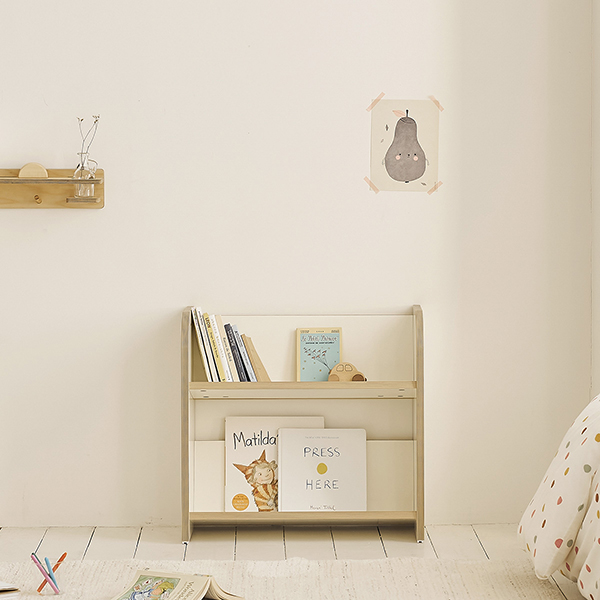 (1월특가) 아이엔지홈 토리 마이북 2단 와이드 오픈책장 전면책장 (-2/2)