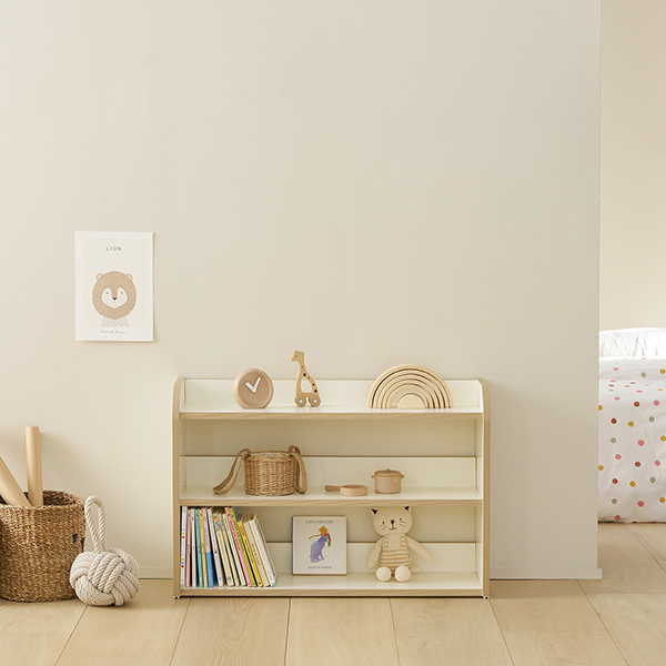 (1월특가) 아이엔지홈 토리 마이토이 3단 낮은 교구장 유아책장 (-2/2)