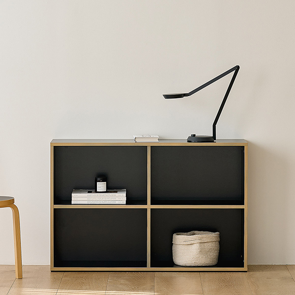 (2월특가) 아이엔지홈 그로잉핏 2단 책장 B형 거실 서재 낮은 책장 2colors (-3/3)