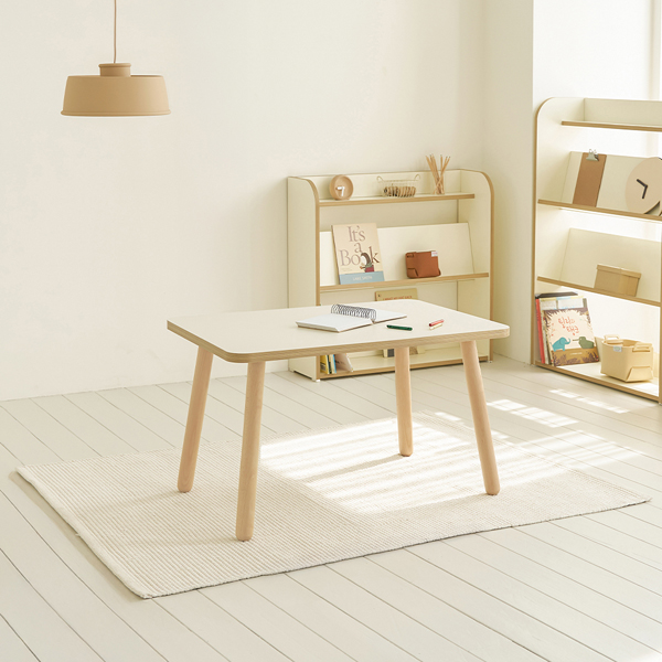 (2월특가) 아이엔지홈 오즈 테이블 스퀘어 800 유아동 공부 키즈 책상