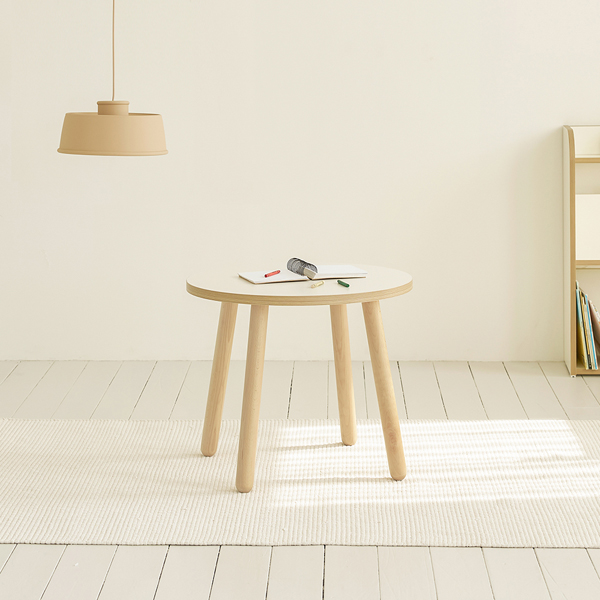 (2월특가) 아이엔지홈 오즈 테이블 원형 600 유아동 공부 키즈 책상