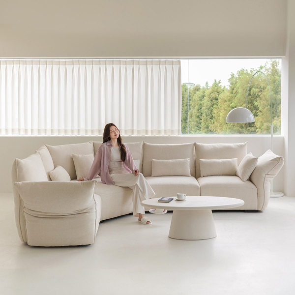 (2월특가) 아이엔지홈 칼리 6인용 기능성 패브릭 모듈 카우치 소파 (-3/3)