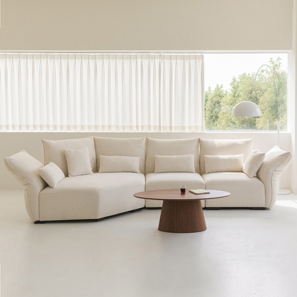 (1월특가) 아이엔지홈 칼리 4인용 기능성 패브릭 모듈 소파 카우치형 (-2/2)