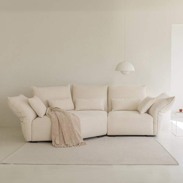 (페스타세일) [단독최저] 아이엔지홈 칼리 3인용 기능성 패브릭 모듈 소파 카우치형 (-4/30)