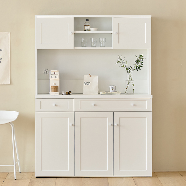 (1월특가) 아이엔지홈 킨포 화이트 심플 주방수납장 상부장세트 1200 3types (-2/2)