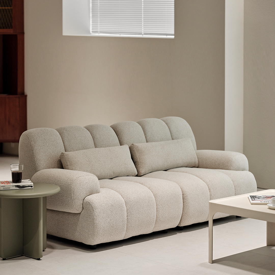 (2월특가) [파찌홈] 모모아 패브릭 모듈 소파 3인