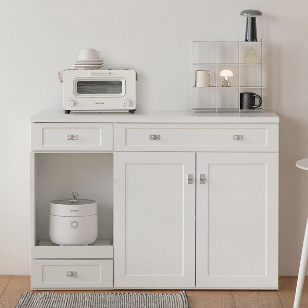 (1월특가) 아이엔지홈 킨포 화이트 심플 렌지대 (루체 손잡이형) (-2/2)