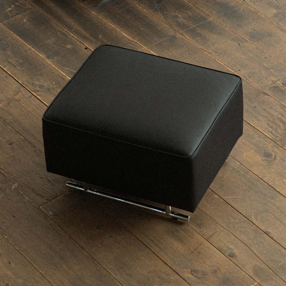 (1월특가) [단독최저] 헨지디자인 모엔 1인 이지 스툴 (비건레더 / 블랙) (-1/31)