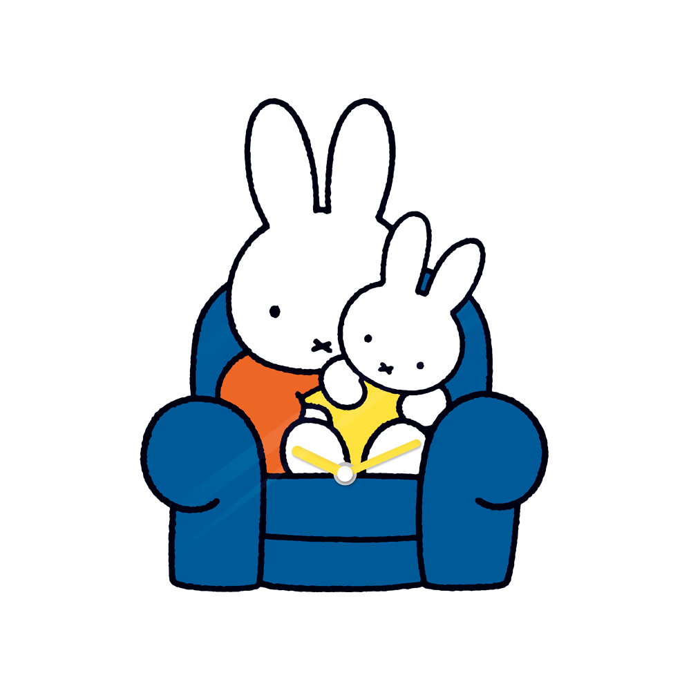 아티쉬 모양시계 - Miffy 미피와 아기