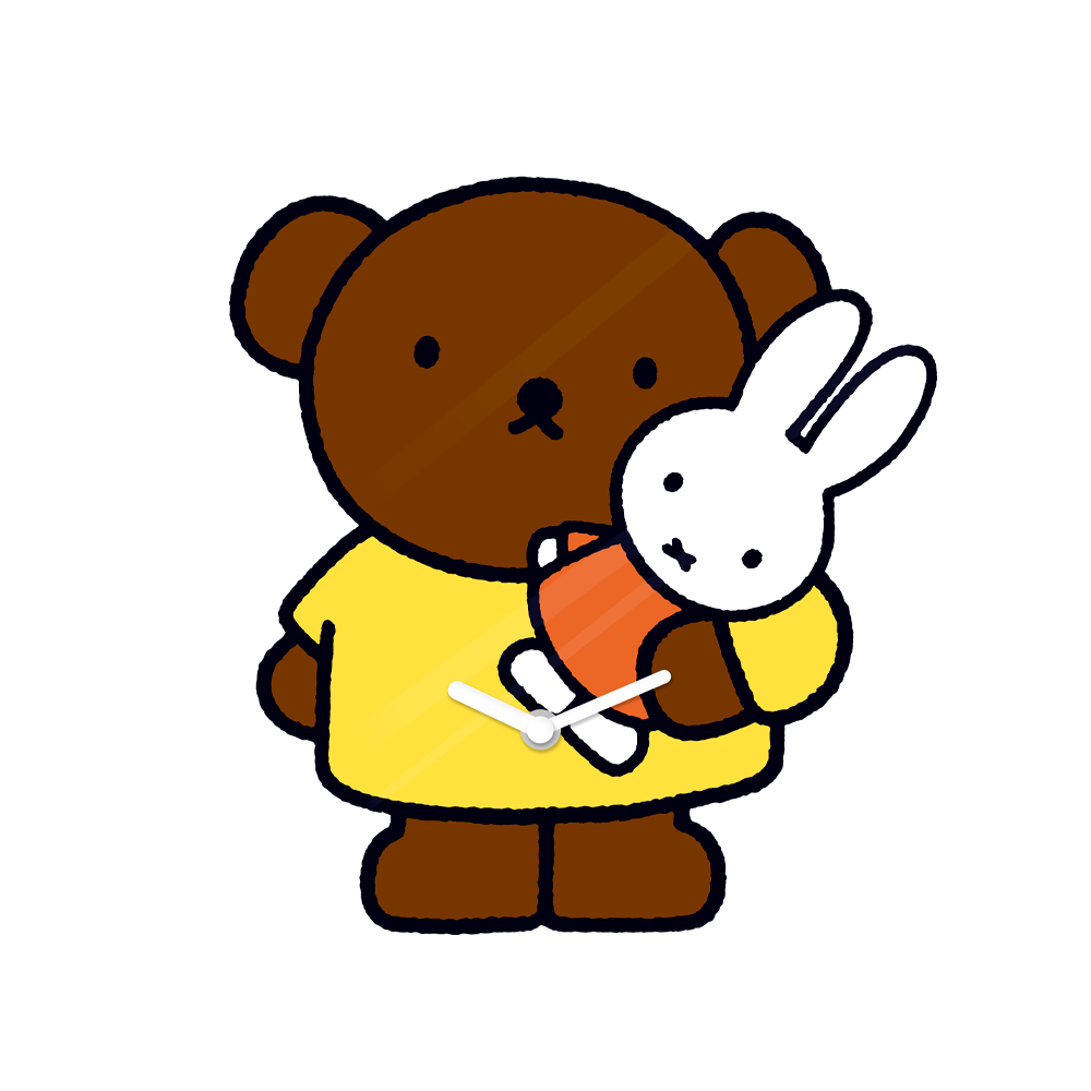 아티쉬 모양시계 - Miffy 미피와 보리스