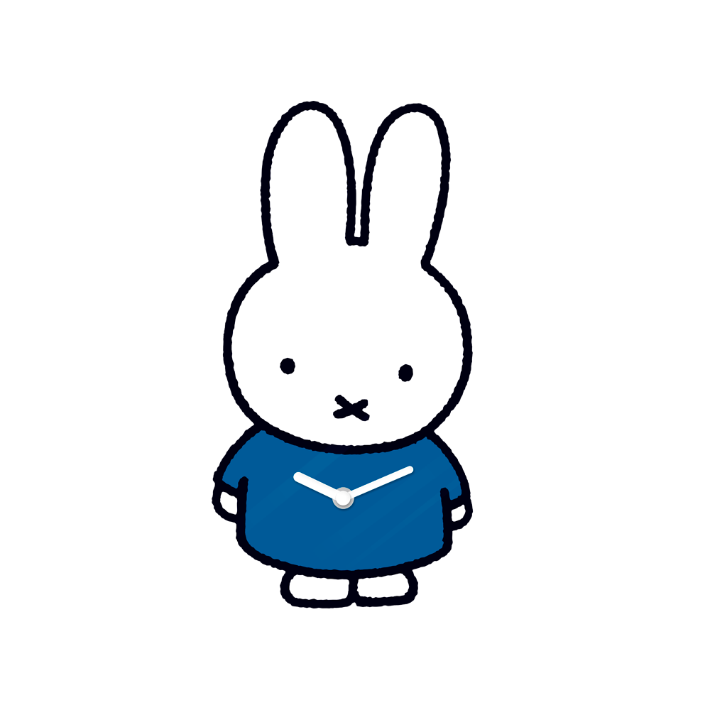 아티쉬 모양시계 - Miffy 미피 (blue)