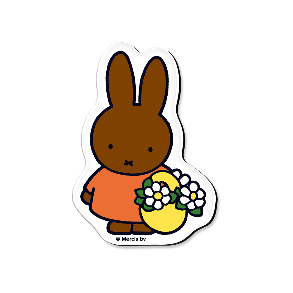 아티쉬 마그넷 - Miffy 멜라니와 꽃