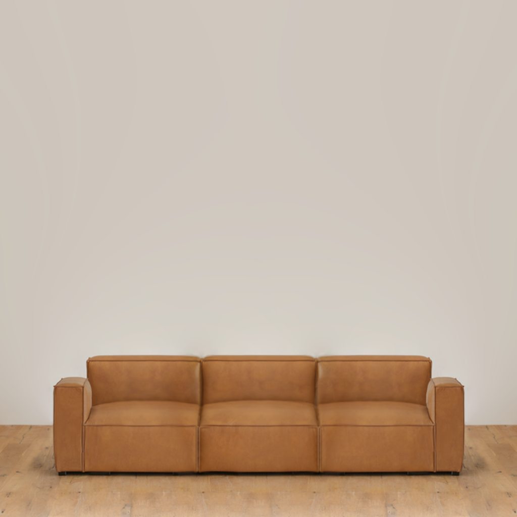 알플라 MR7 4인 가죽소파