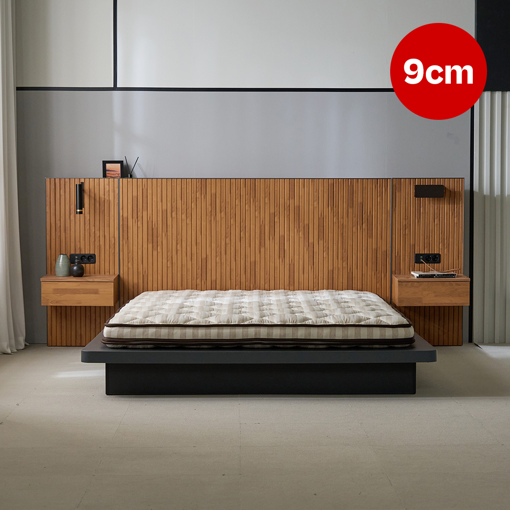 (2월특가) [나비드] 클라우드 천연라텍스 매트리스 토퍼&nbsp;9cm