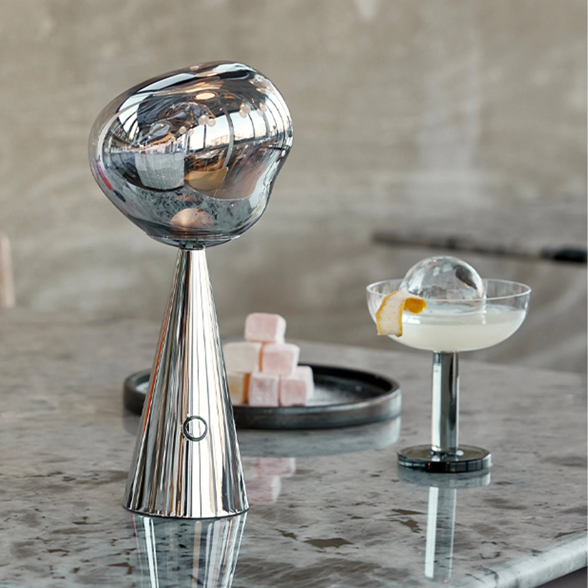 (1월특가) 톰딕슨 멜트 포터블 LED UN 실버 TOM DIXON Melt Portable Silver LED UN Silver